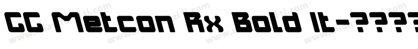 CC Metcon Rx Bold It字体转换